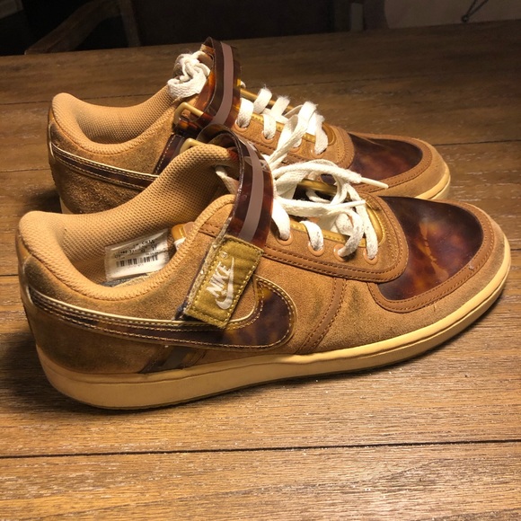 Vintage Nike - Vandal low dark cinder metallic gold tortoise shell ladies 10 BOX - Picture 5 of 9